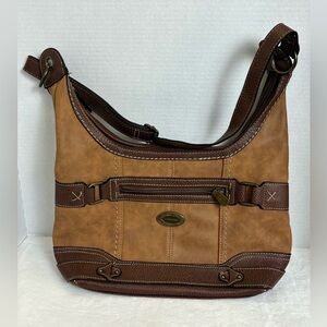 Concept Woman’s Brown Y2K Antiqued Fall Bohemian Boho Shoulder Shabby Chic Bag